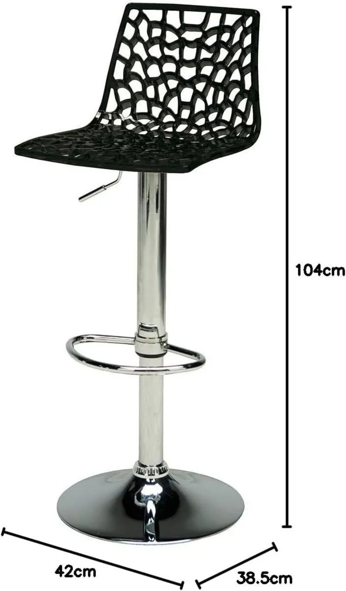 Upon Spider Gas Adjustable Barstool 38.5 X 42 104 - Image 2