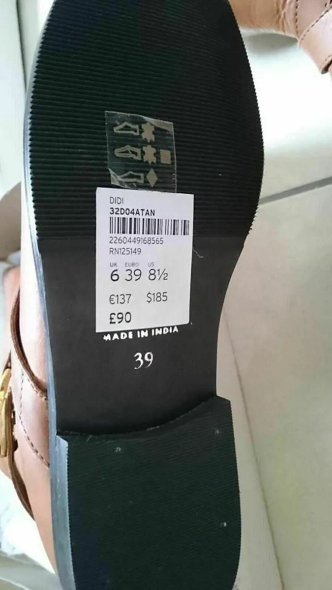 New brown leather boots size 6 (39) - Image 2