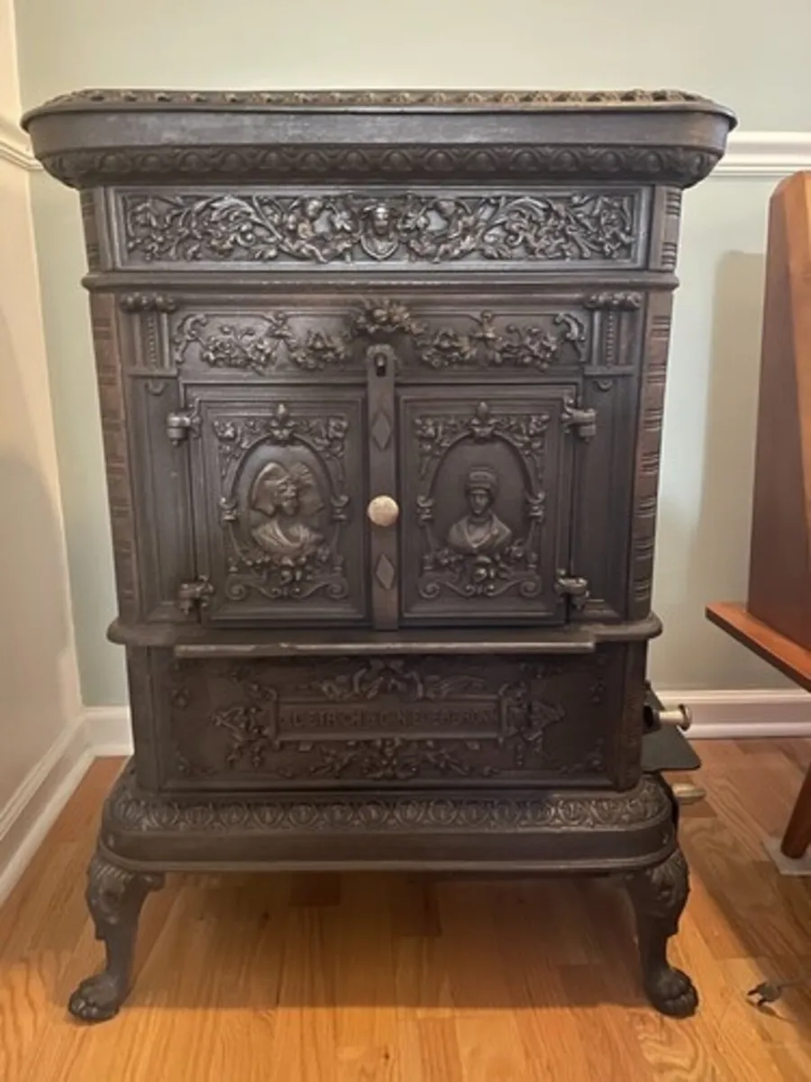 Antique woodburner,, De Dietrich de Neiderbronn