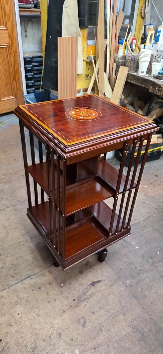 REVOLVING SHERIDAN BOOKCASE  ! - Image 2