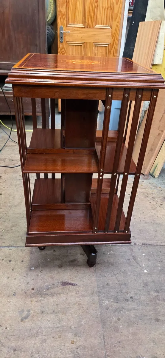 REVOLVING SHERIDAN BOOKCASE  ! - Image 3