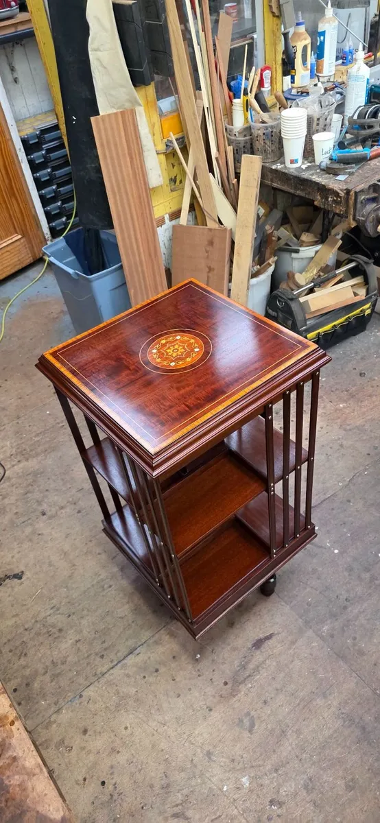 REVOLVING SHERIDAN BOOKCASE  ! - Image 4