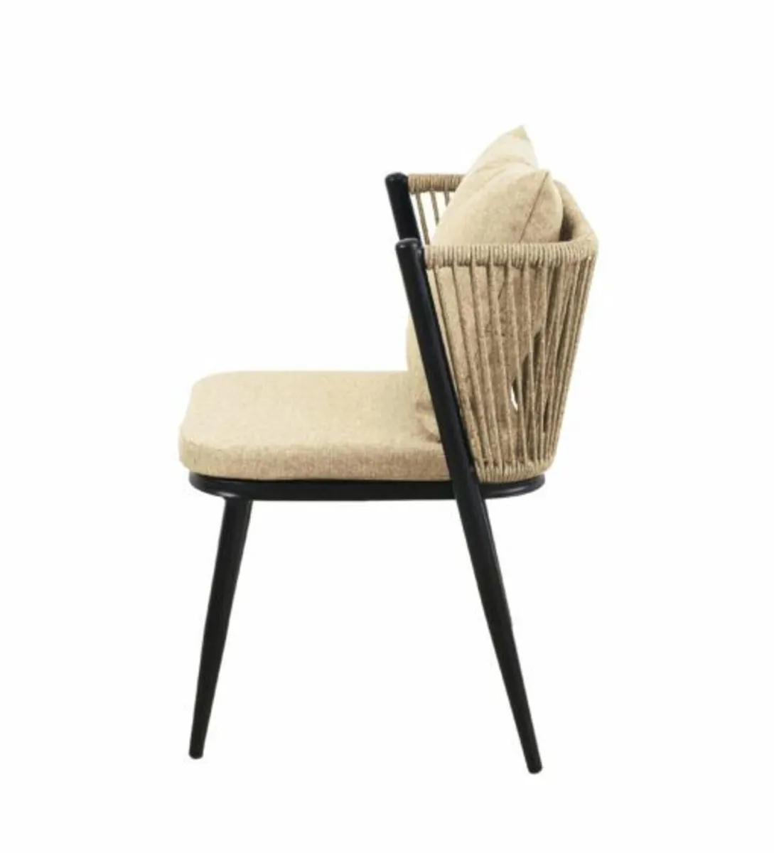 Korfu Coastal Patio Set Outdoor Table + 2 Chairs - Image 3