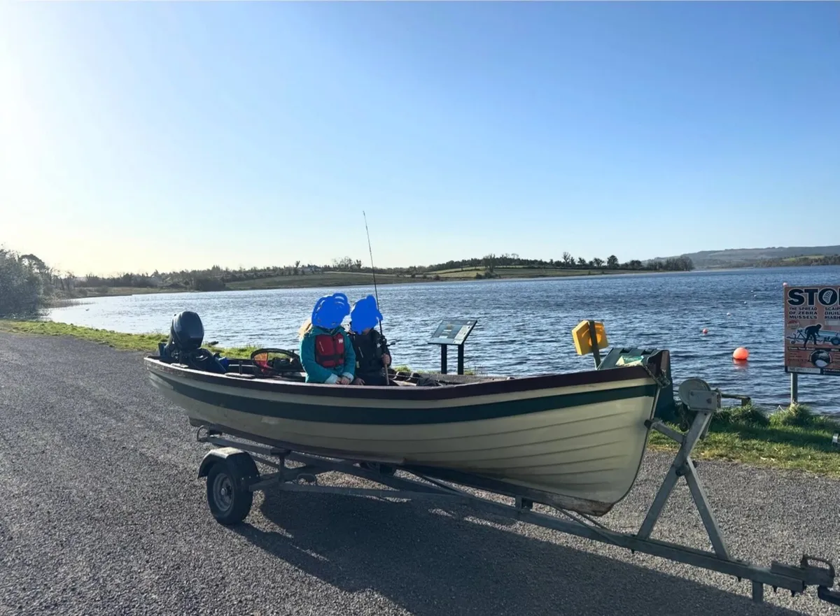 Sheelin lake boat and trailer - Image 1