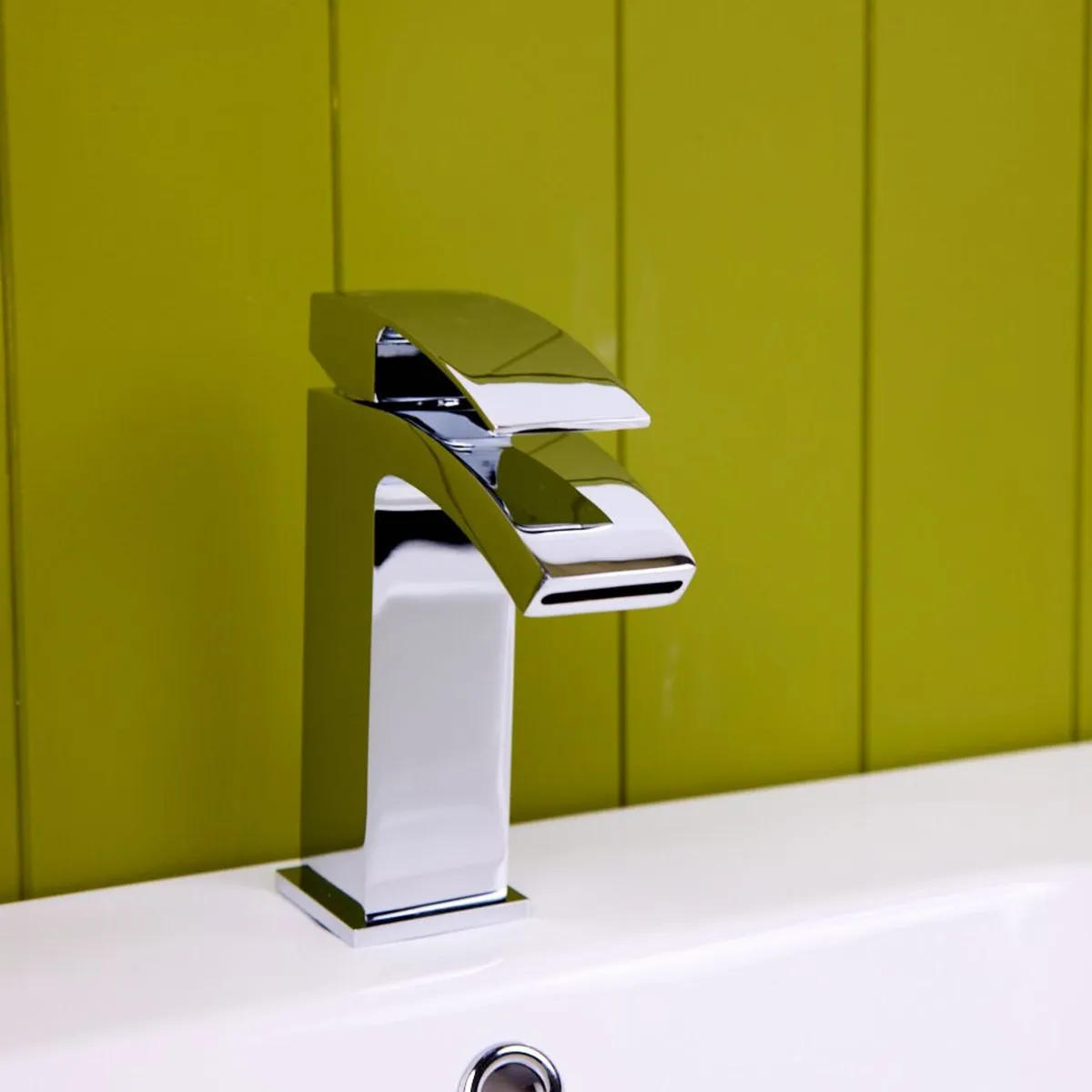 Waterfall Bathroom Mixer Tap | Chrome - Image 4