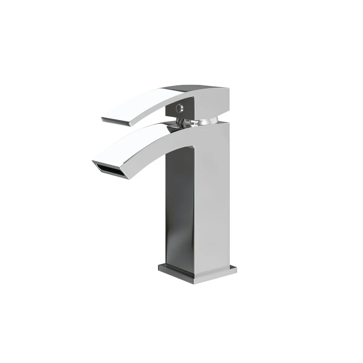 Waterfall Bathroom Mixer Tap | Chrome - Image 3