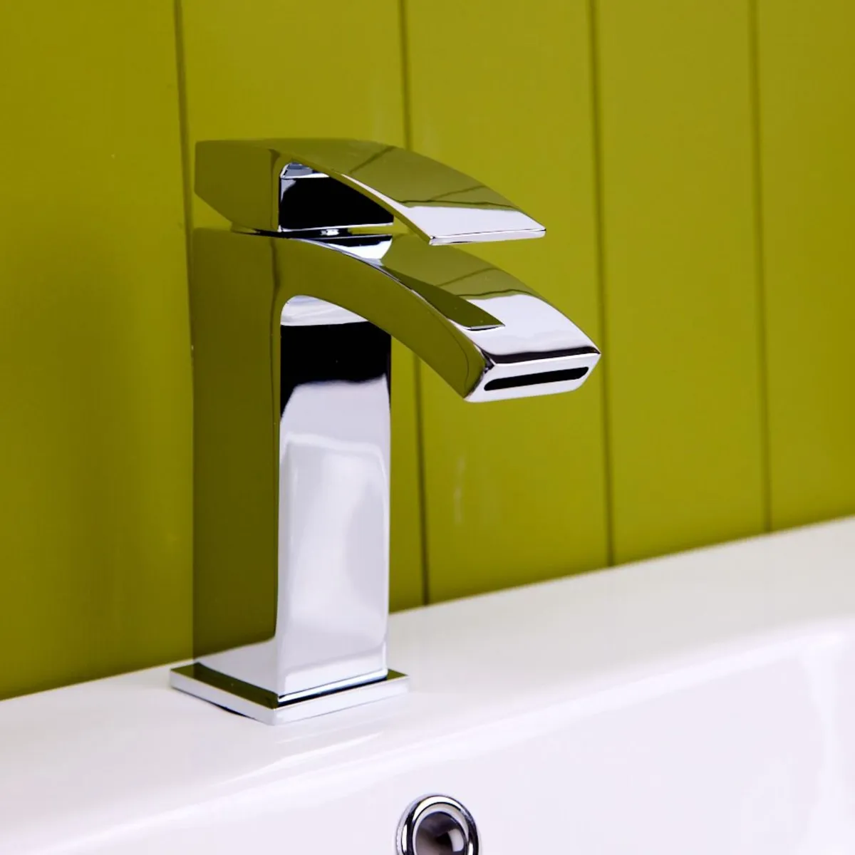 Waterfall Bathroom Mixer Tap | Chrome - Image 1