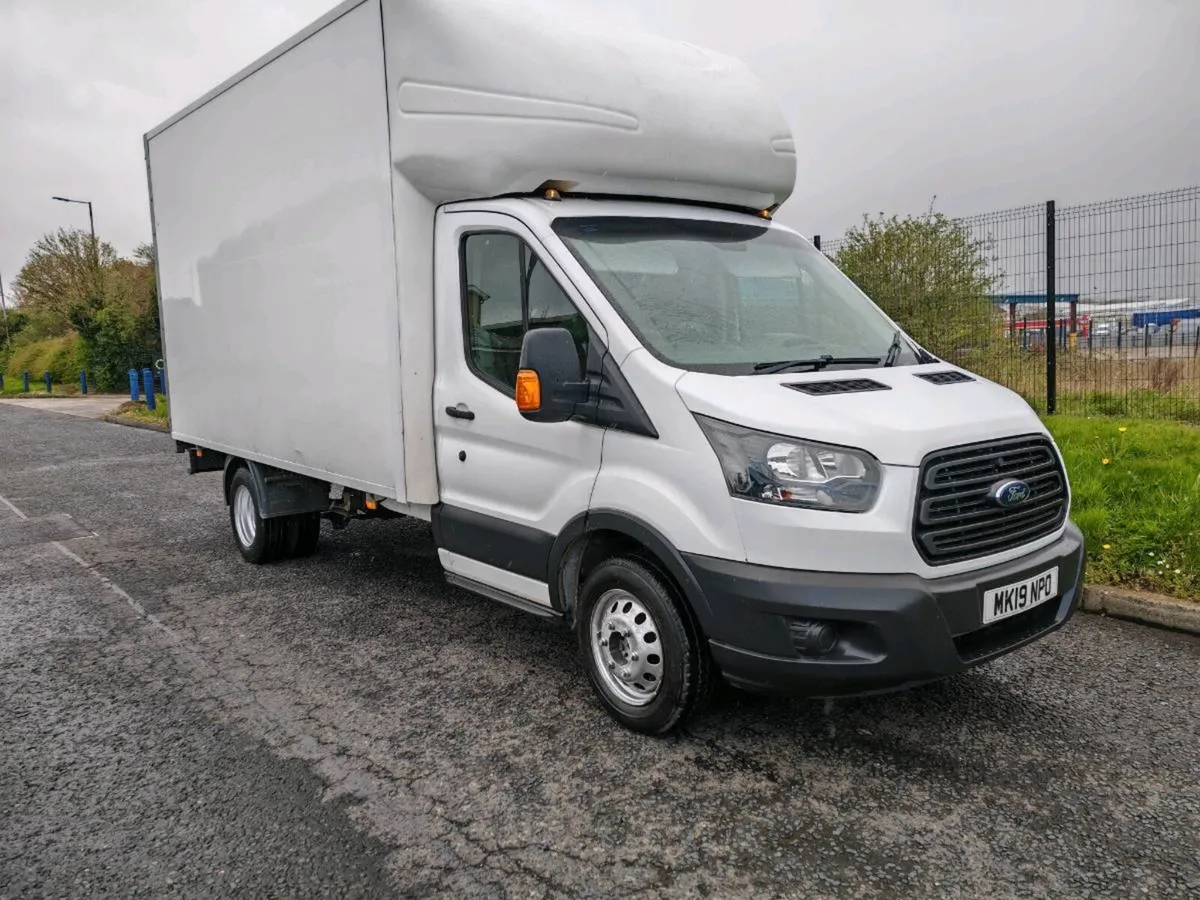 2019 TRANSIT 350  TDC 130 RWD L3 LUTON TWIN WHEEL - Image 1