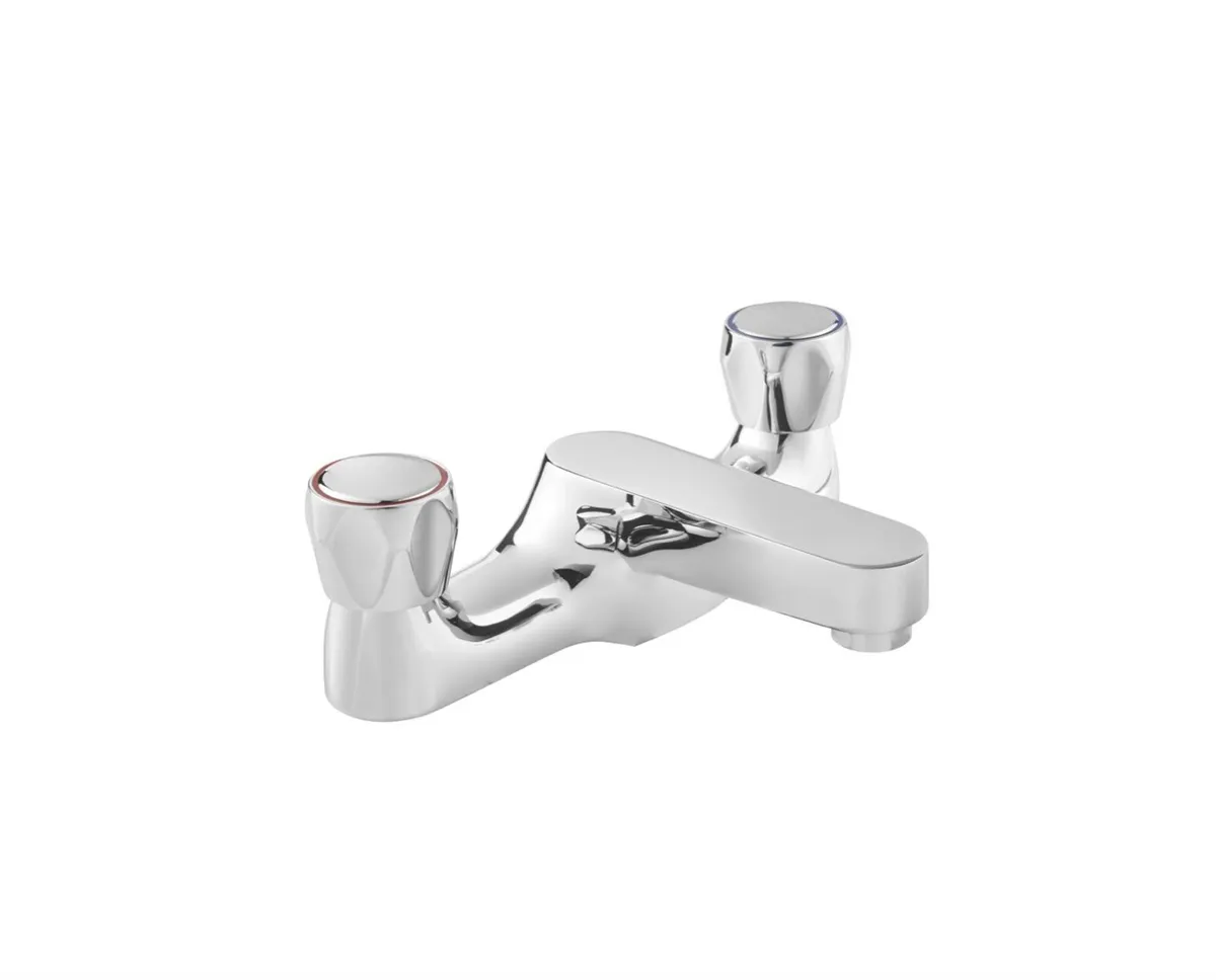 Vitality Chrome Manual Bath Filler Mixer Tap - Image 1