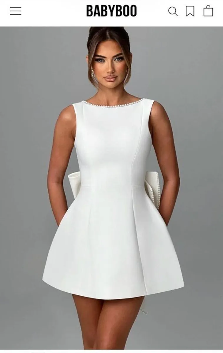 Baby boo ivory white dress - Image 2