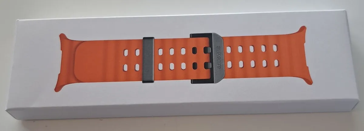 Samsung Galaxy Ultra smartwatch Band Orange - Image 2