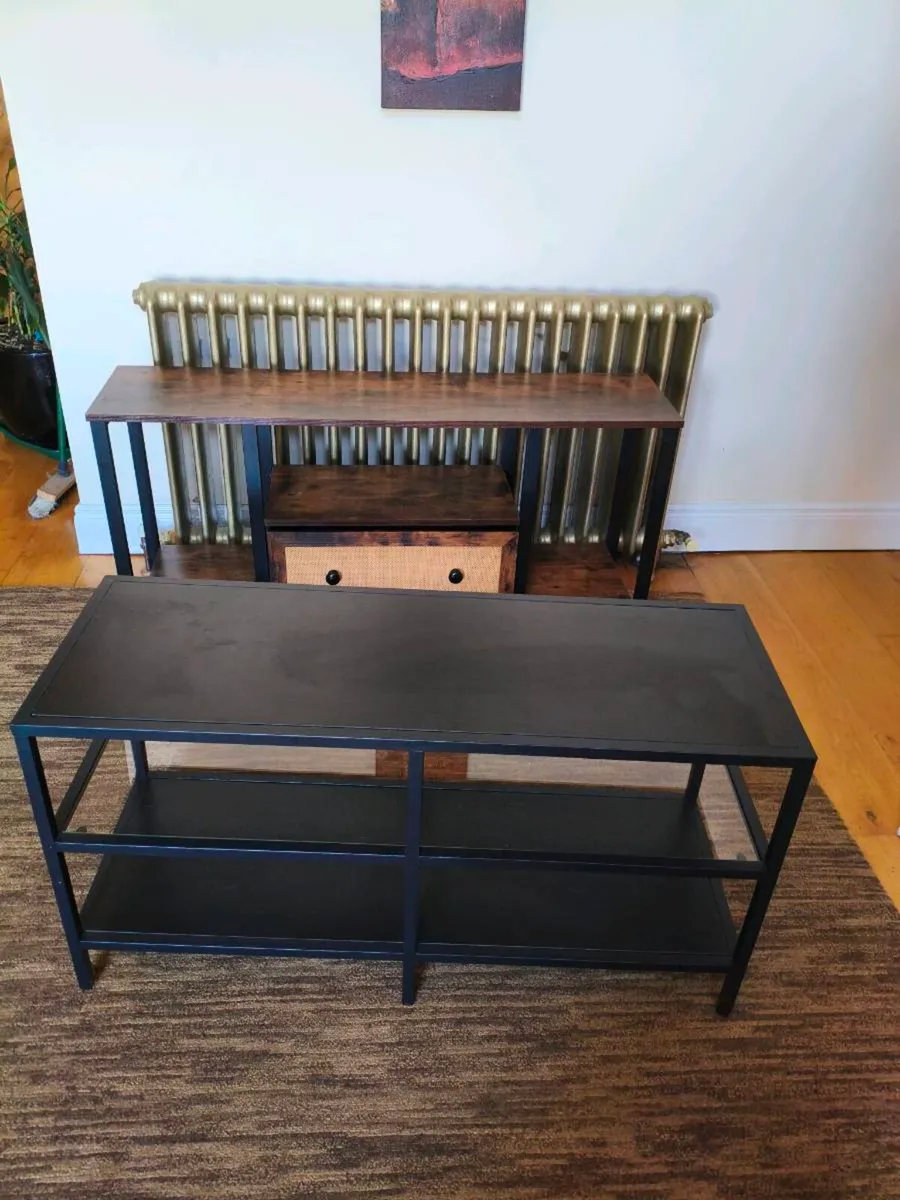 2 beautiful new tables solid, moving 60 for both - Image 2