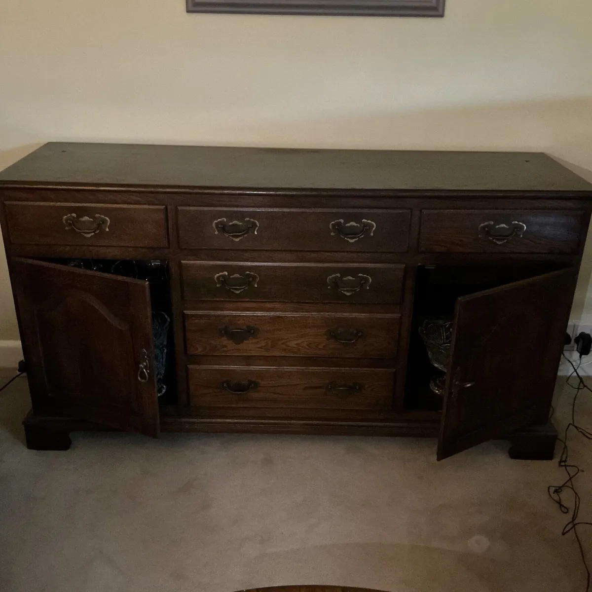 Solid Oak sideboard - Image 1