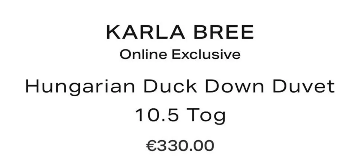 Duvet Natural Duck Down NEW - Image 4