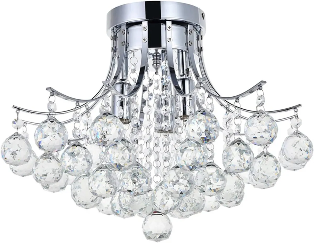Crystal Chandelier Ceiling Light Modern Mini - Image 1