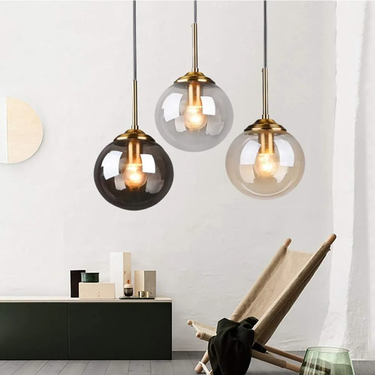 Industrial Retro Loft 3 Way Pendant Light Cluster - Image 4