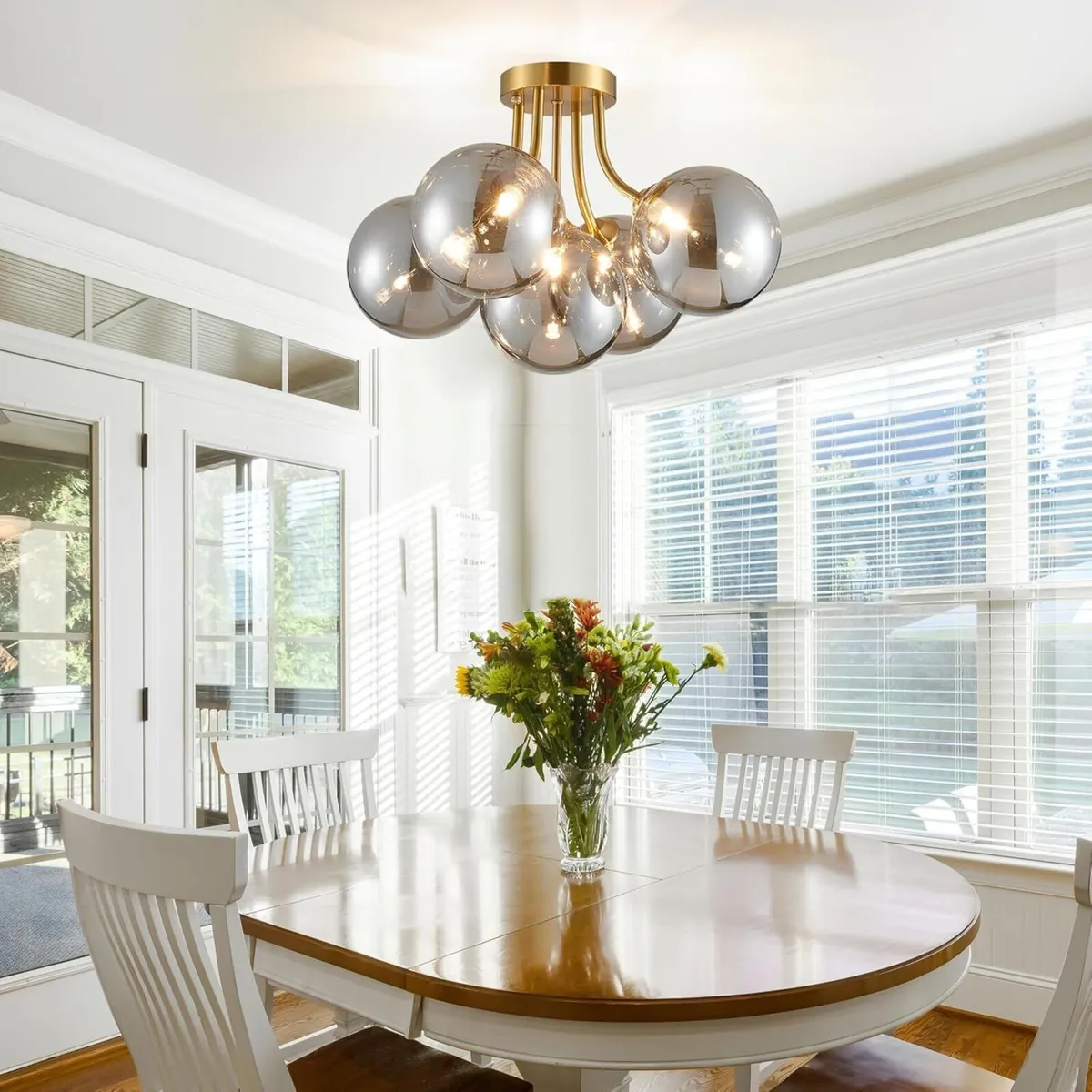 Modern Bubble Ceiling Lighting Fixture 5-Light - Image 4