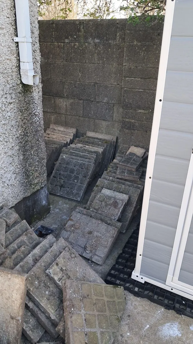 Used garden tiles – recently removed - Image 1