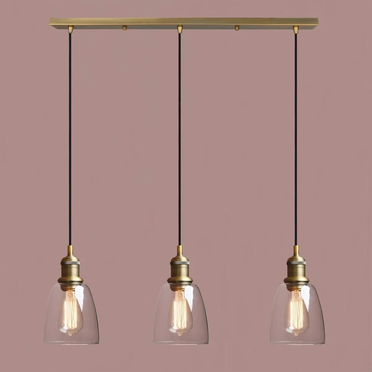 Lighting Industrial Vintage Loft Bar 3 Way - Image 1
