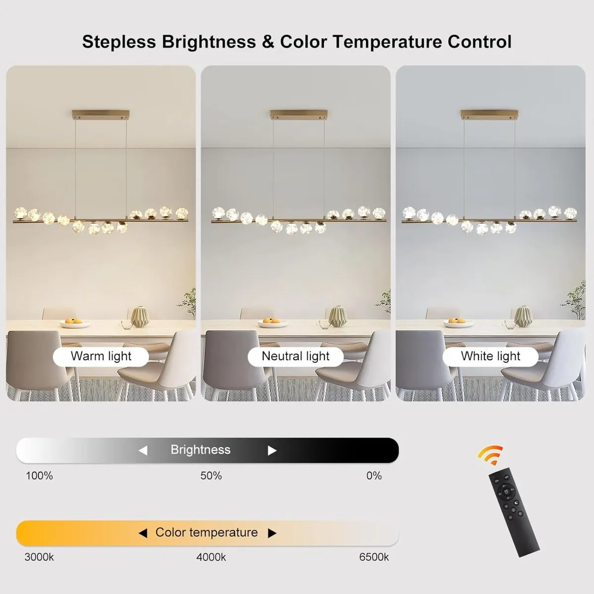 Modern Globe Chandelier Ceiling Light 120CM 12 - Image 3