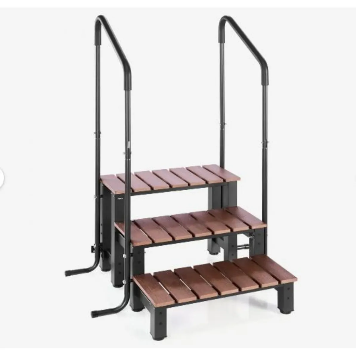 Hot Tub Step with Handrail - Image 1