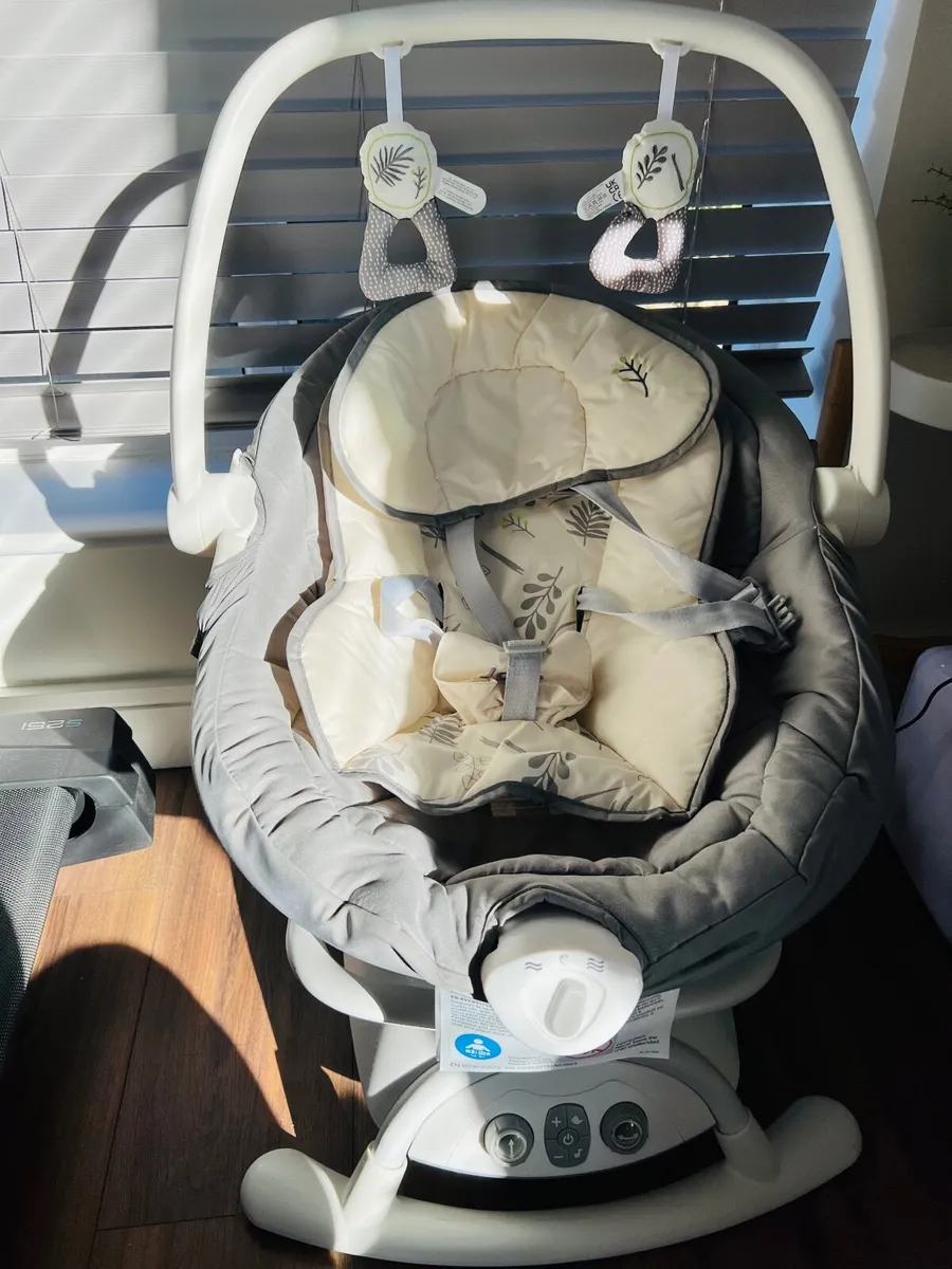 Joie Emeri 2-in-1 Baby Swing and Rocker Fern