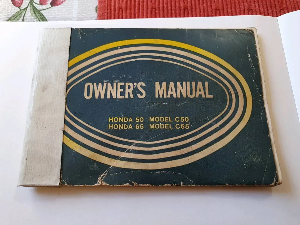 Genuine origional  Honda 50  65  handbook - Image 1