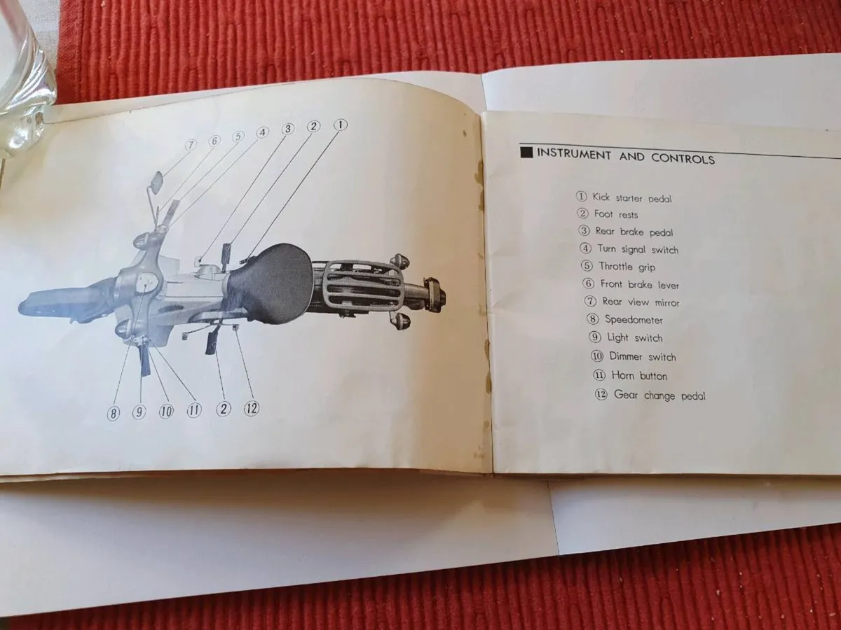 Genuine origional  Honda 50  65  handbook - Image 2