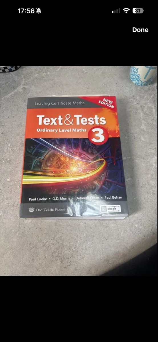 Text & tests maths book brand new - leaving cert - Image 1