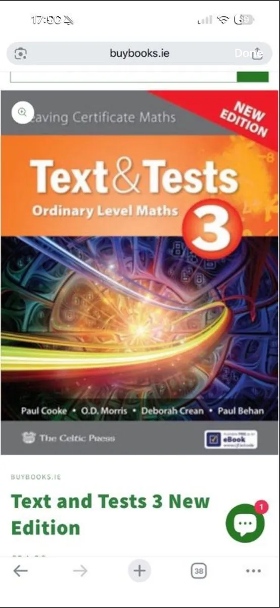 Text & tests maths book brand new - leaving cert - Image 4