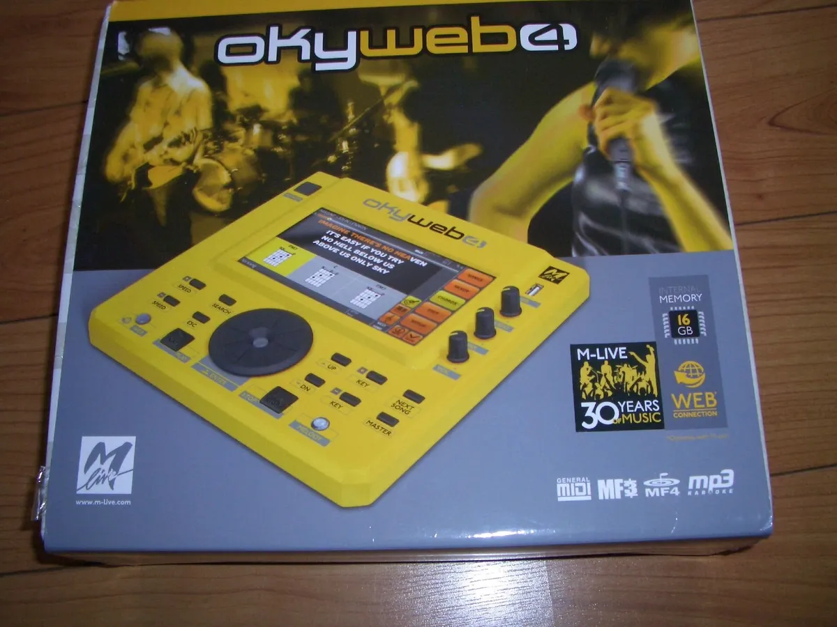 OKYWEB 4 BACKING TRACK PLAYER WITH TRACKS & LYRICS - Image 2