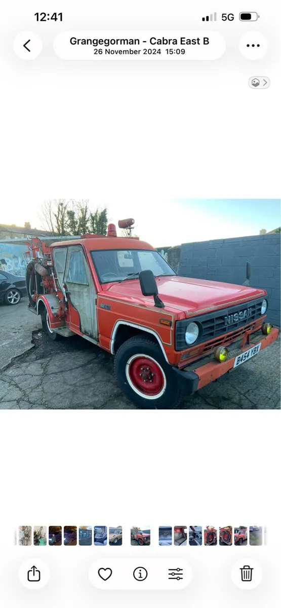 Nissan patrol fire engine 1982 - Image 2
