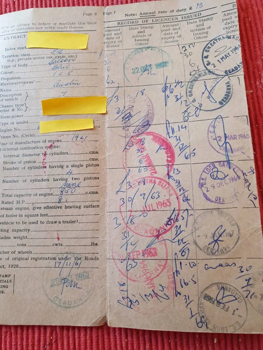 Breaking 1961 austin Mini