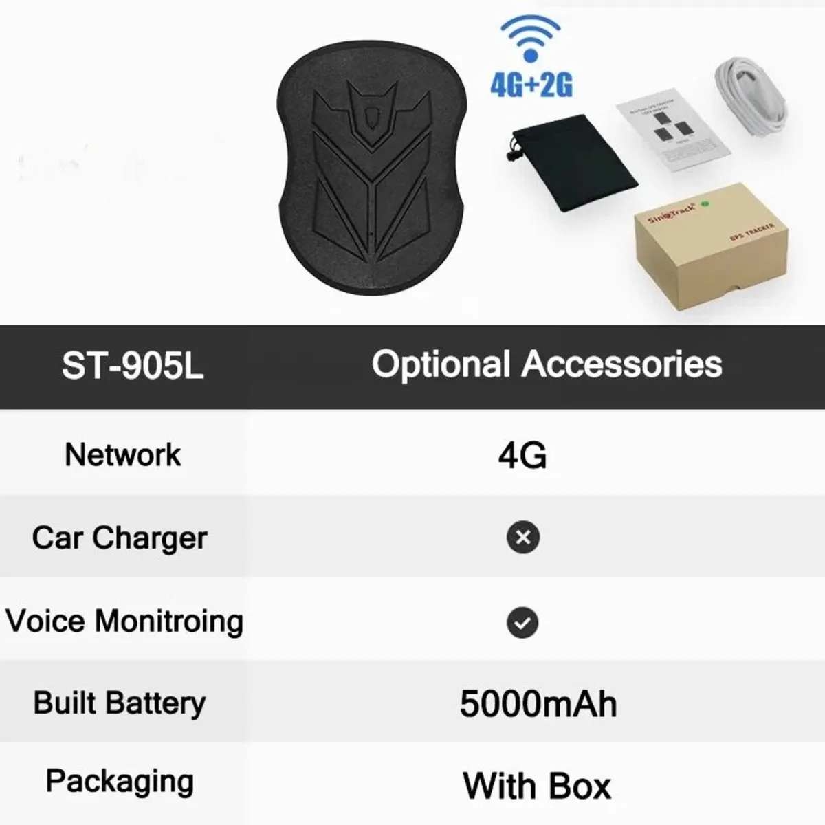 GPS 4G Car Tracker Magnetic Long Battery Life - Image 2