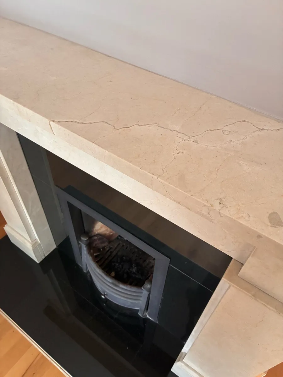 Marble Fireplace and Hearth - Image 3