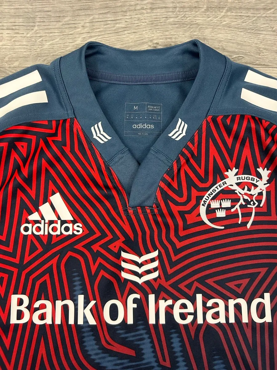 Adidas Munster Rugby Jersey Shirt Mens Medium - Image 3
