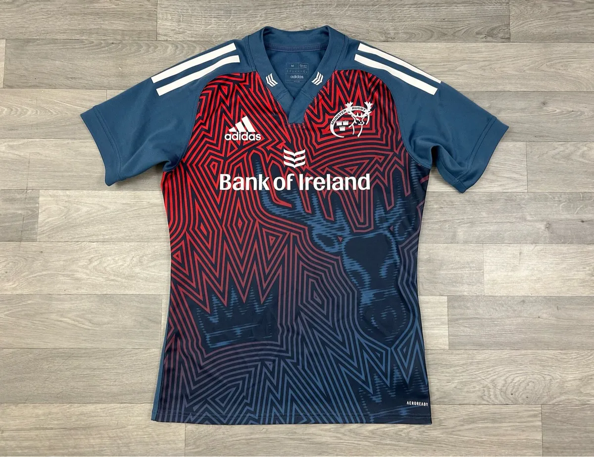 Adidas Munster Rugby Jersey Shirt Mens Medium - Image 1