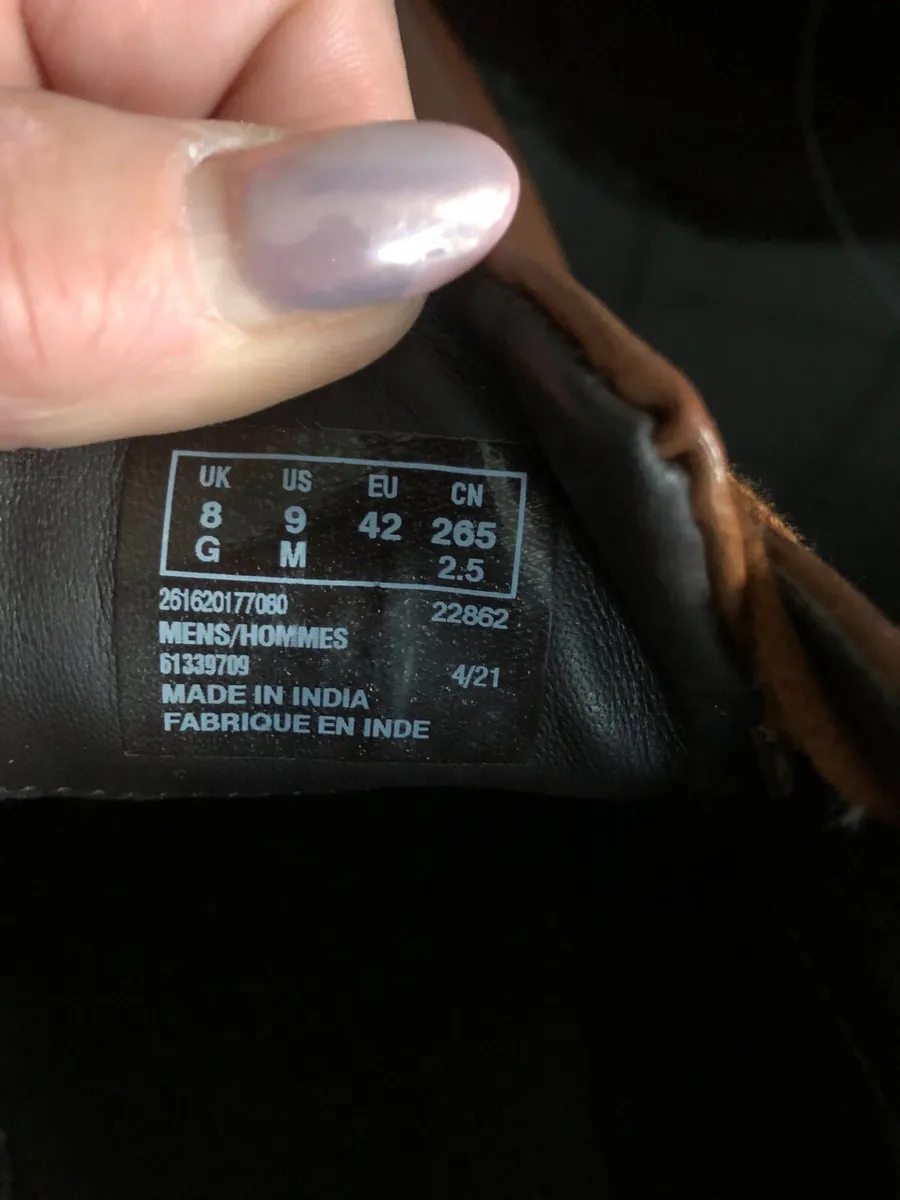 Mens new Clark’s shoes uk 8 €40 - Image 4