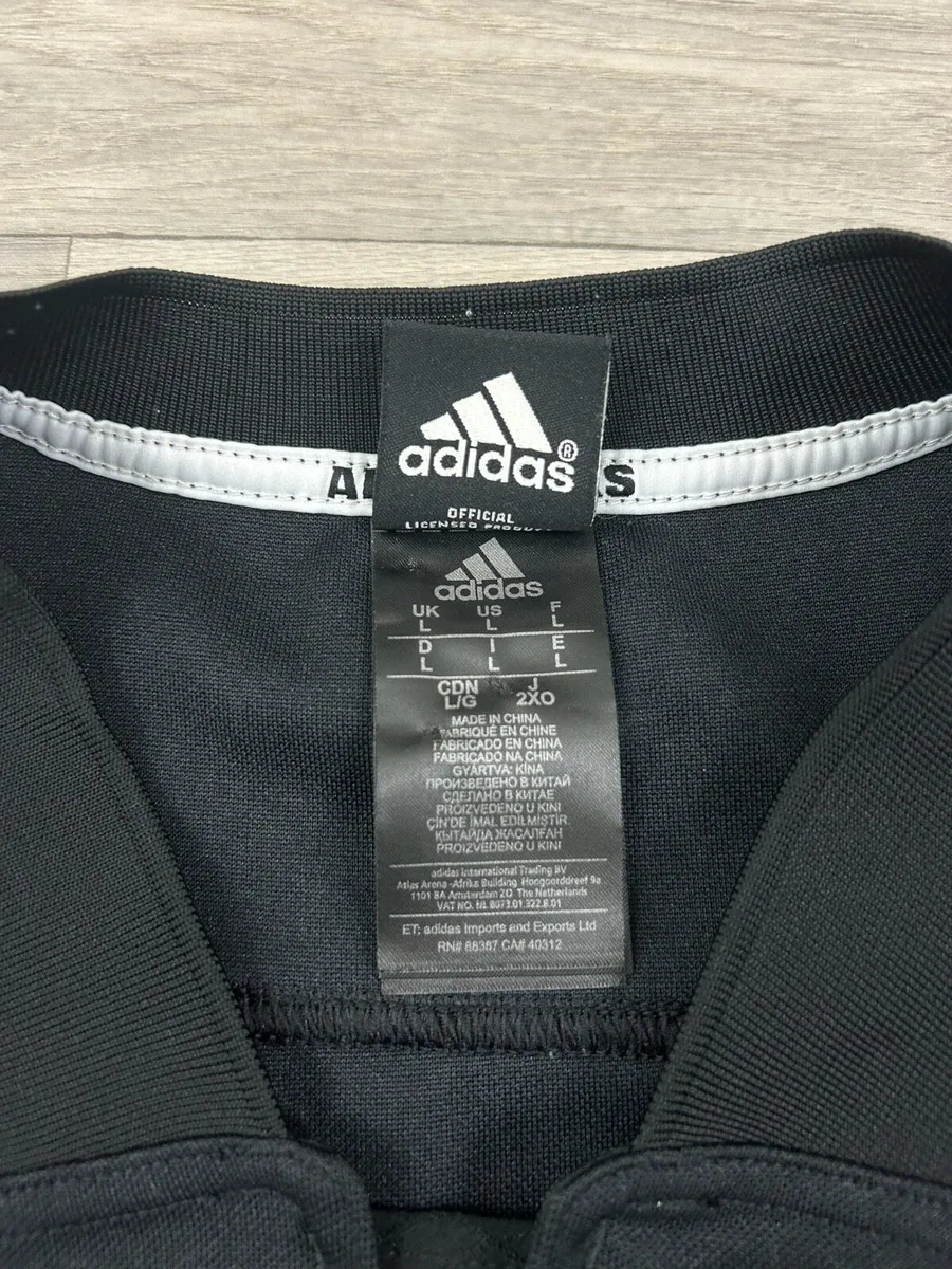 Adidas New Zealand All Blacks Rugby Jersey Shirt L - Image 4