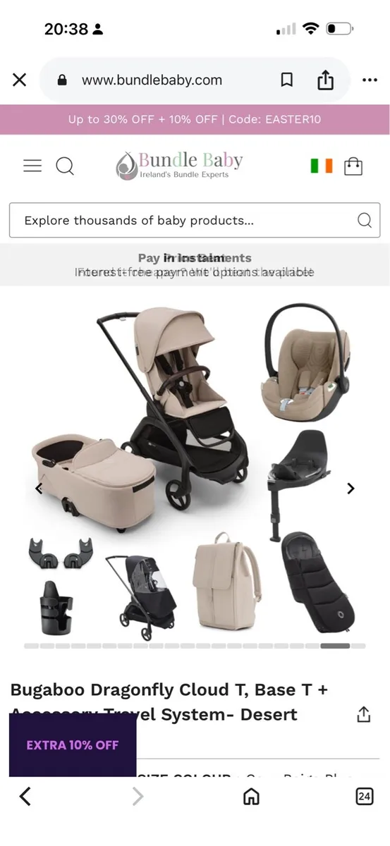 Bugaboo firefly travel system - Image 1