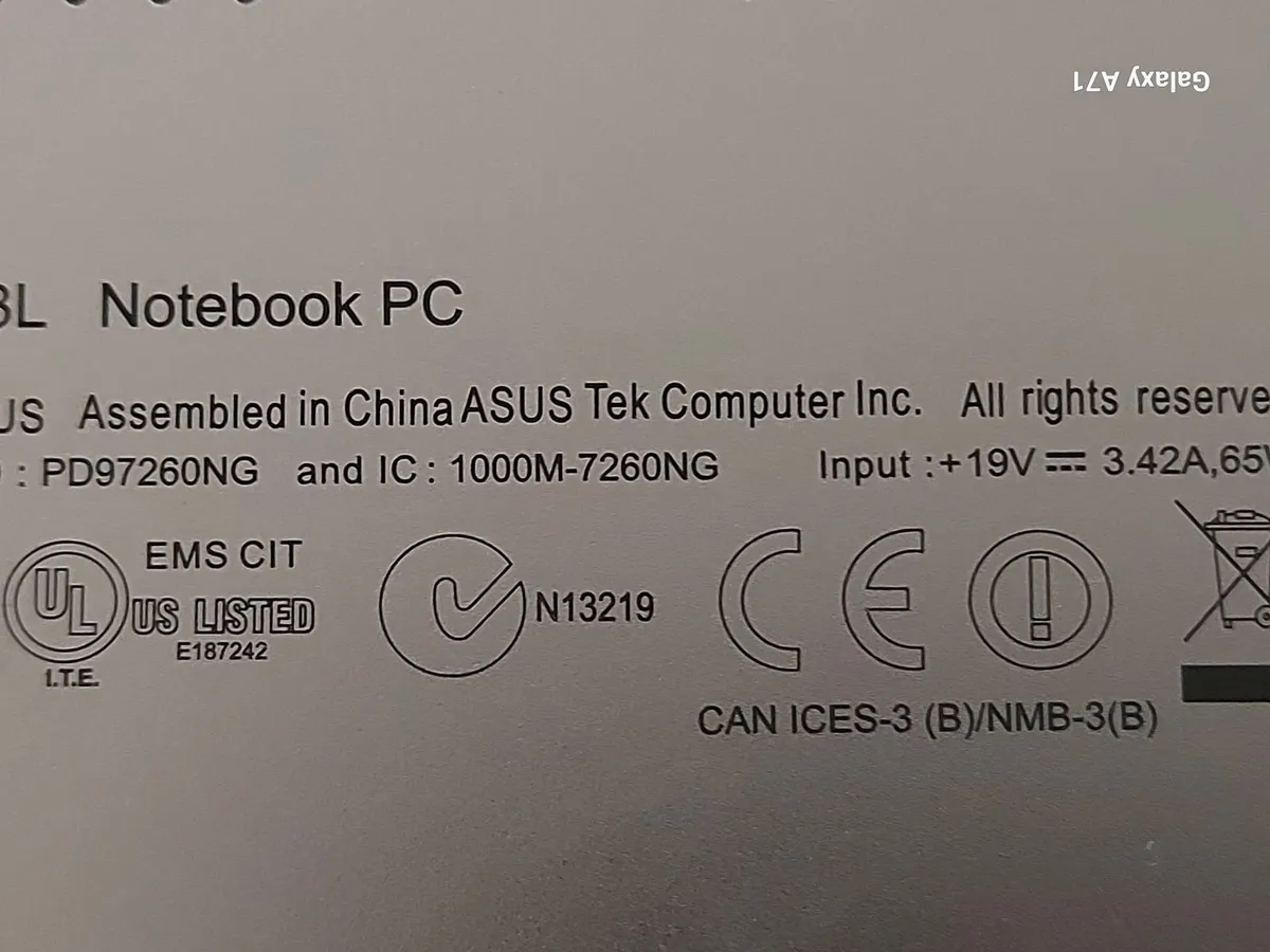 ASUS Notebook PC, Model UX303L, 8GB Ram, 238GB SSD - Image 3