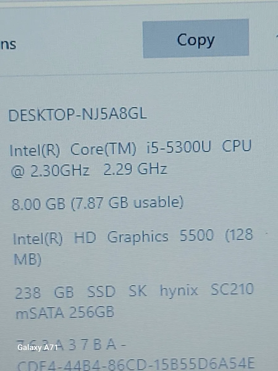 Dell Latitude E7250 Ultrabook, 8GB Ram, 238GB SSD - Image 4