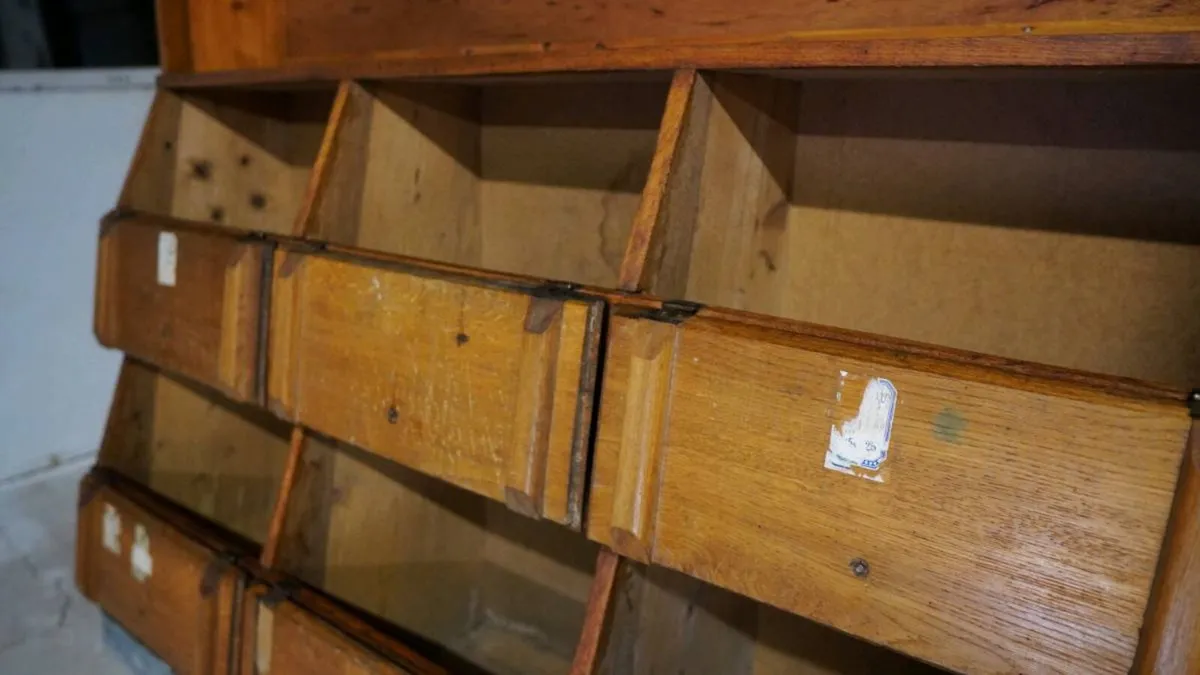 Vintage seed shop cabinet antique - Image 4