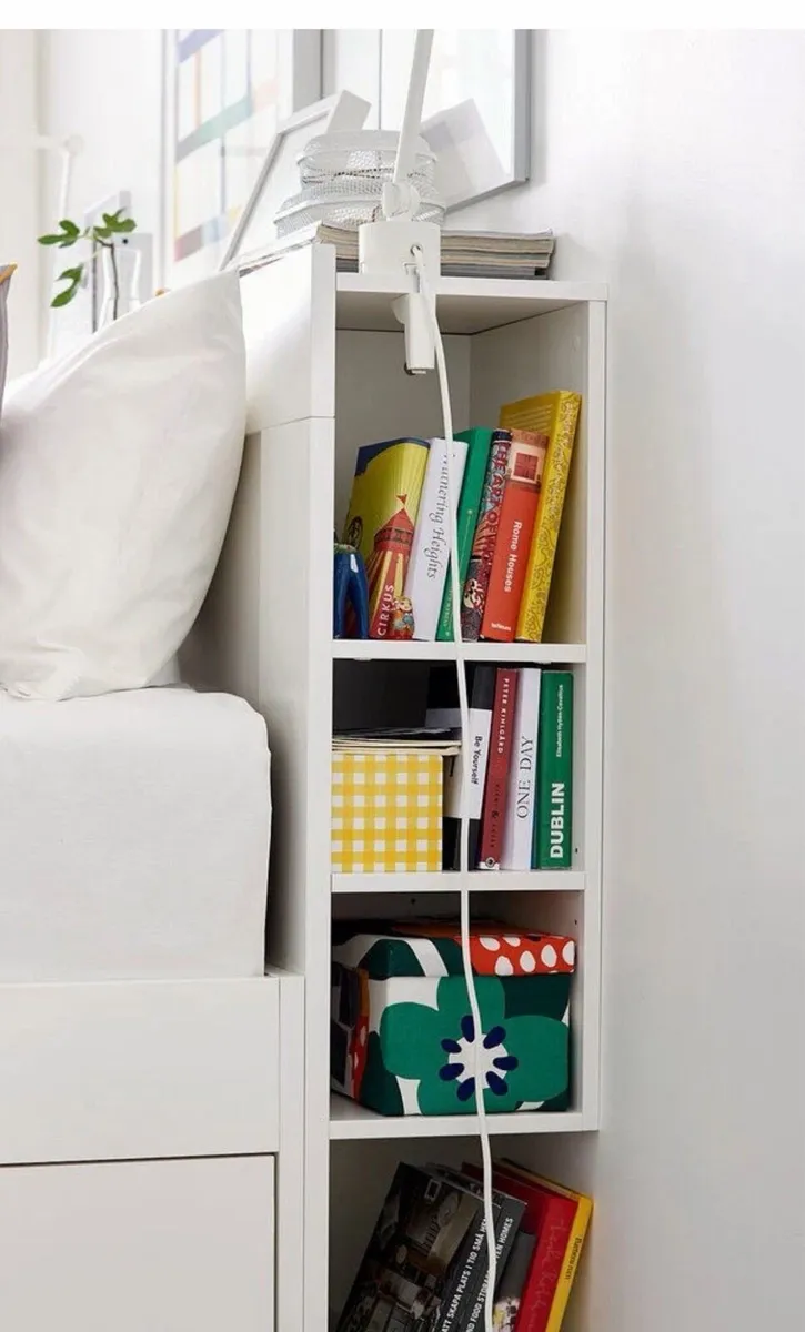 IKEA BRIMNES headboard with storage - Image 3