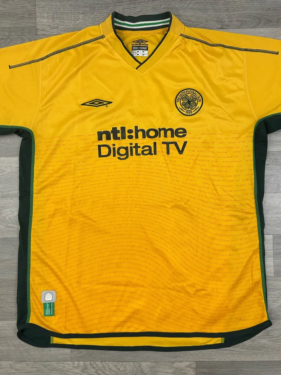 Vintage 2002 Umbro Celtic Glasgow Away Jersey XL - Image 2