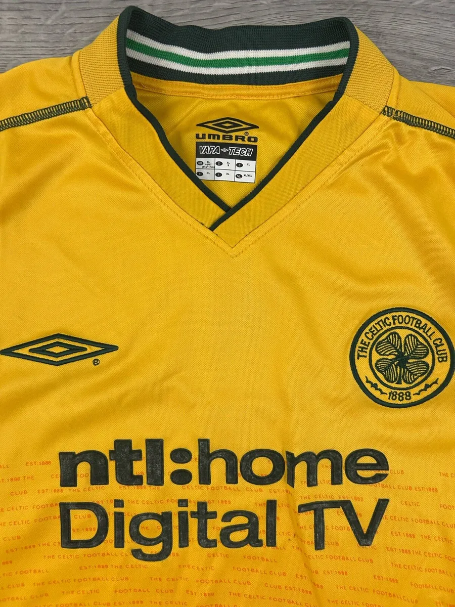 Vintage 2002 Umbro Celtic Glasgow Away Jersey XL - Image 4