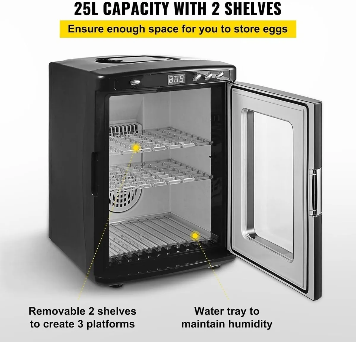 Reptile Egg Incubator 25L Digital Temp Control - Image 2