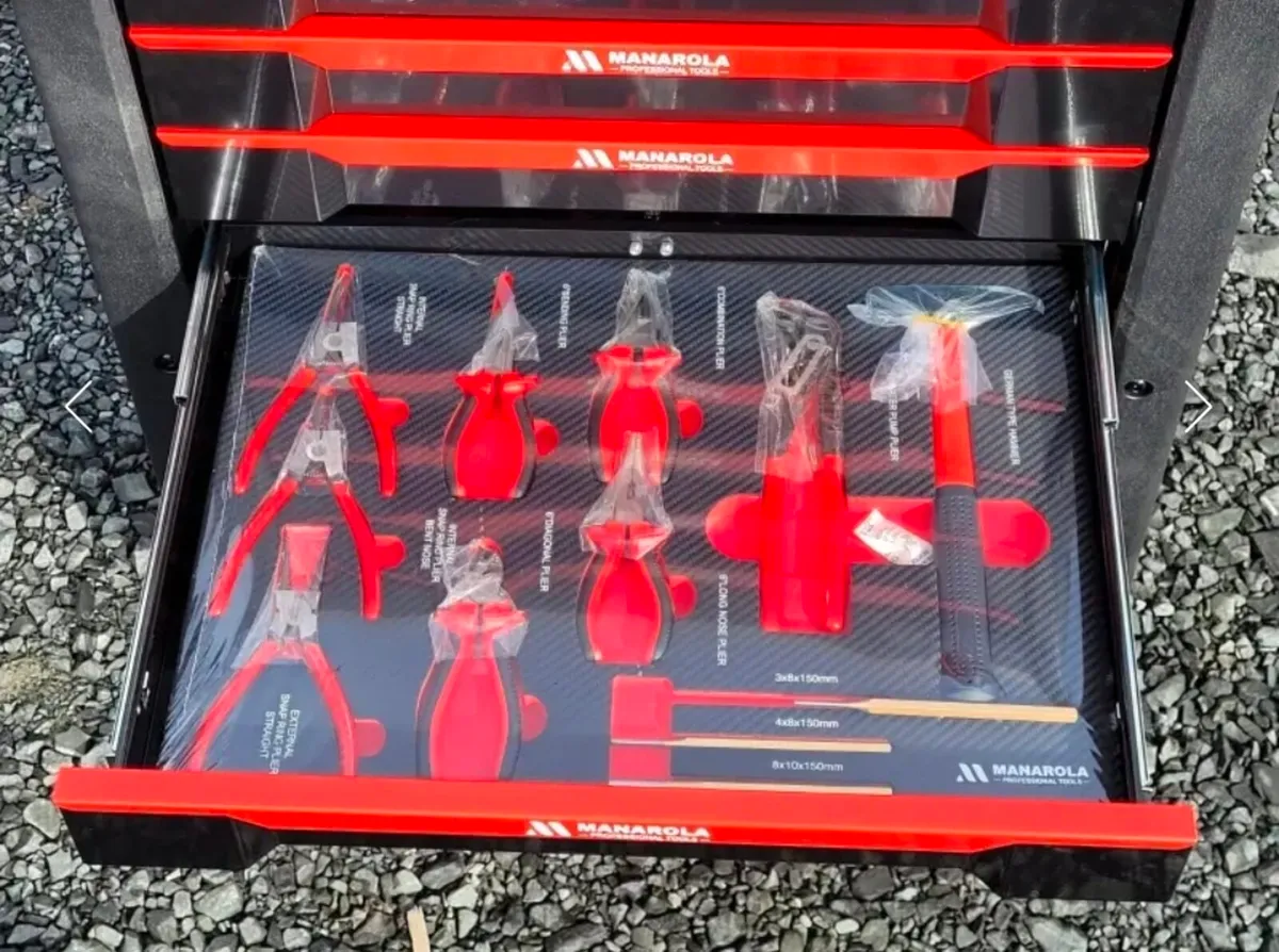 Manarola 7/6 Drawer Toolchest With Tools - Image 4