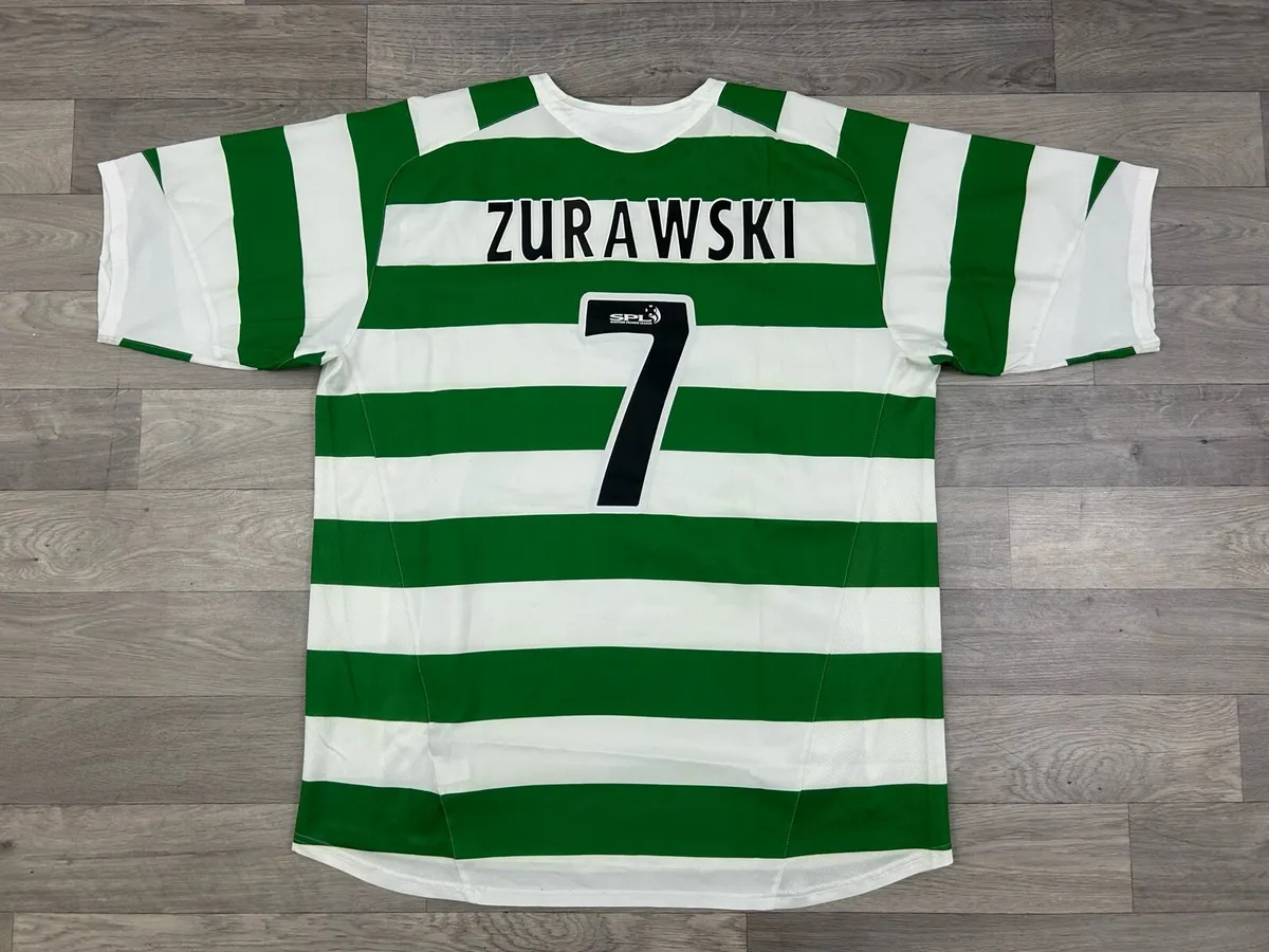 Genuine Vintage 2005 Umbro Celtic Żurawski Jersey - Image 1