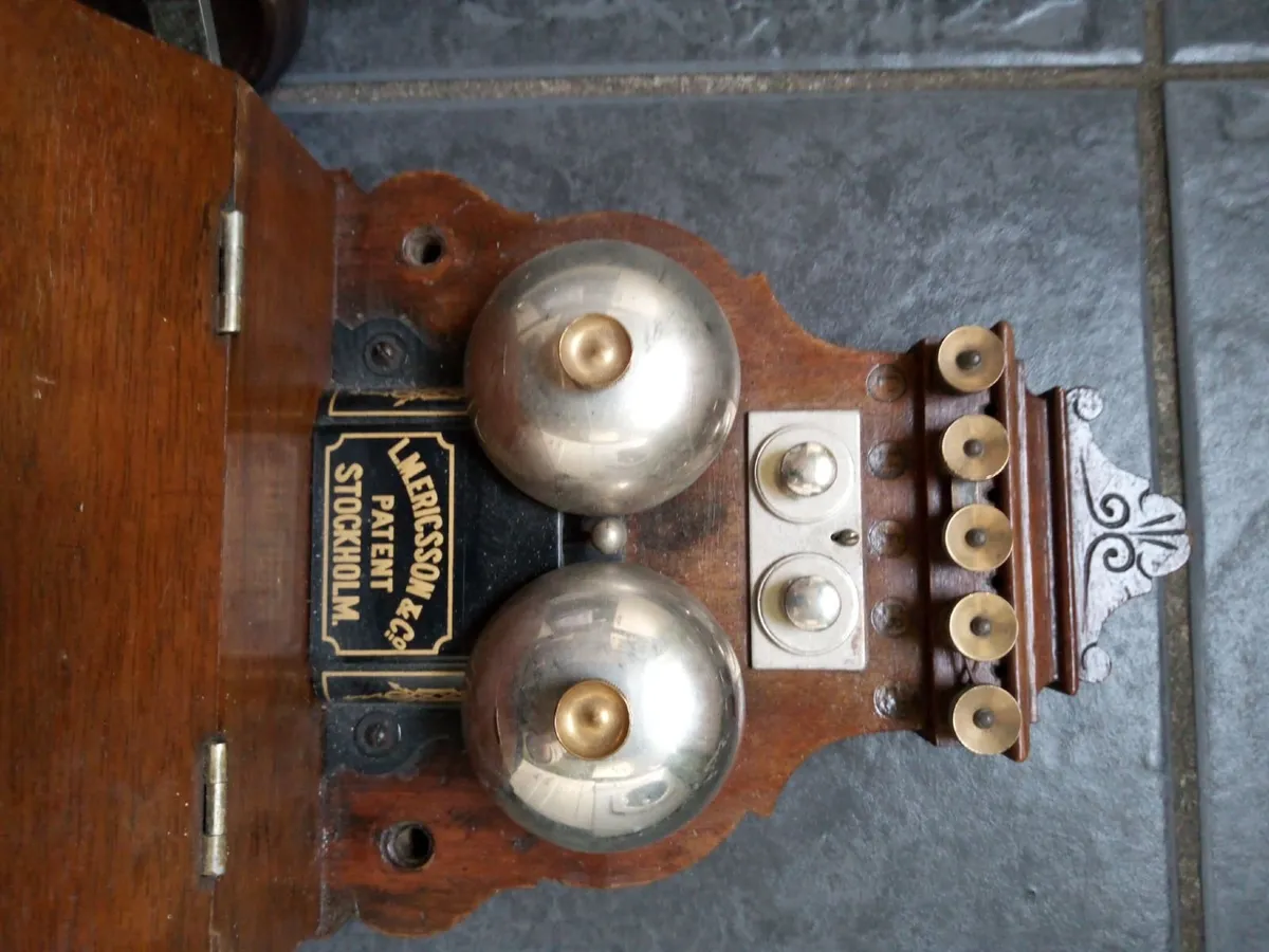 Antique erricsson wall phone - Image 1